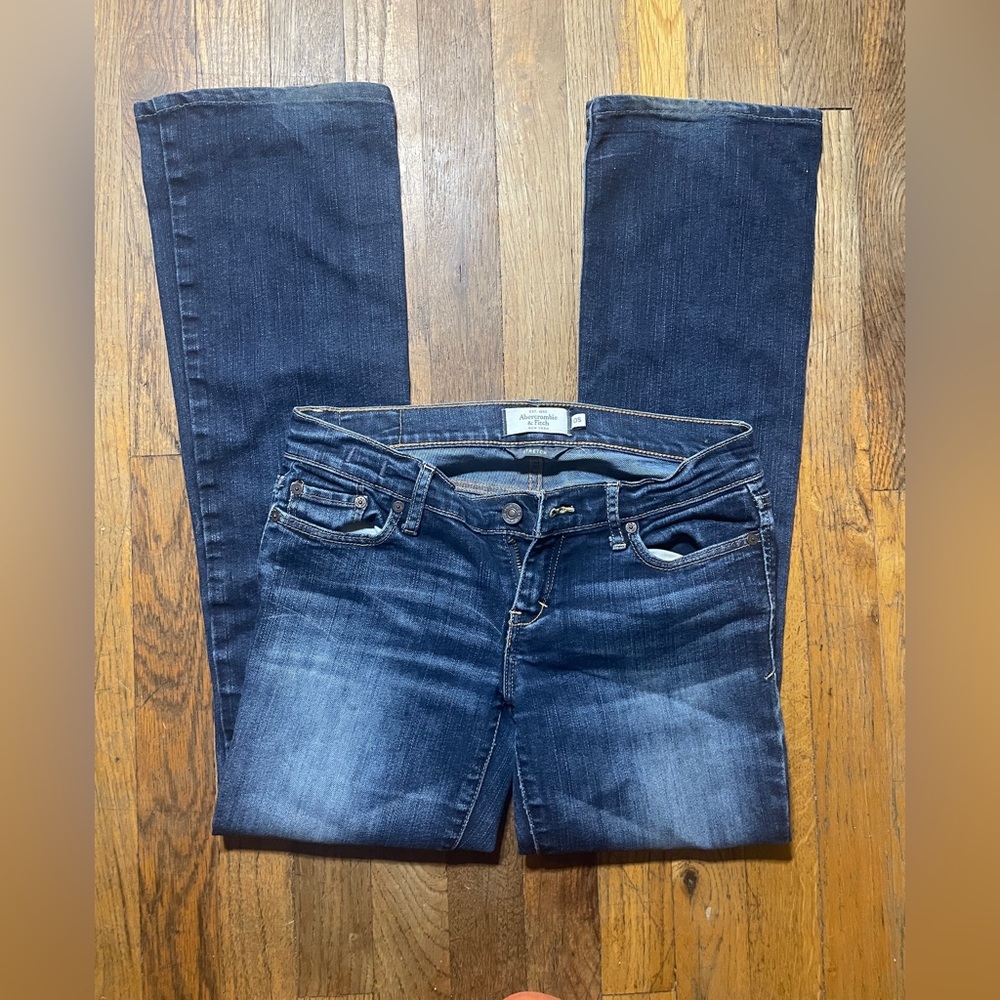 Ambercrombie & Fitch Emma Stretch Jeans Size 0S Comfy Casual Beach Festival